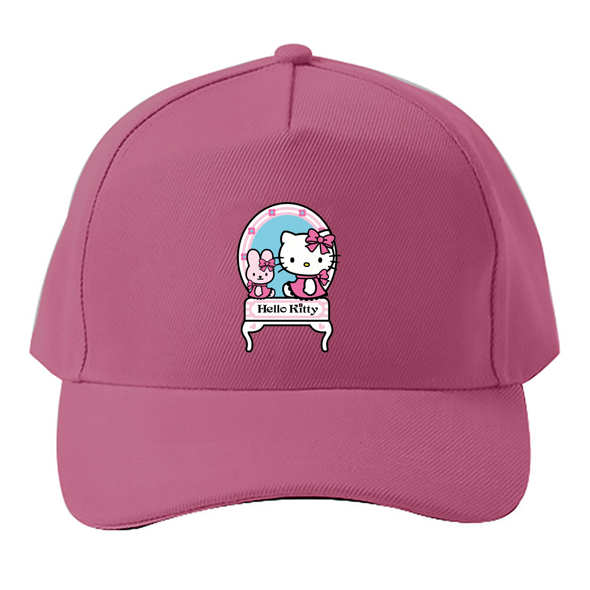 （画像用） Hello Kitty ハローキティ ベースボールキャップ 綿100％ 男女兼用 帽子 スポーツ